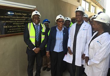 President Edgar Lungu officially opens Zambia Sugar expansion